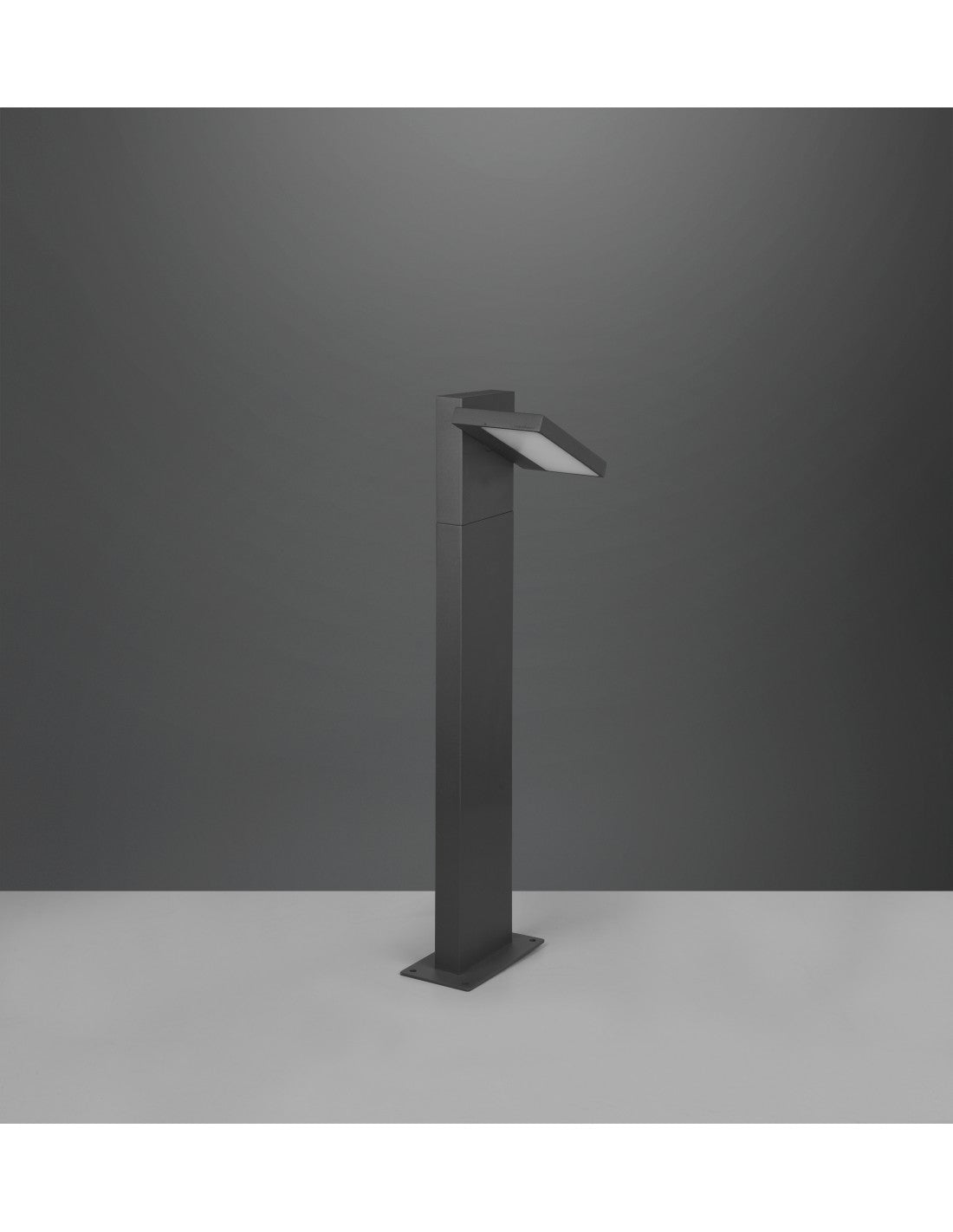 Horton IP54 Trio Lighting Borne d'extérieur à LED en aluminium anthracite