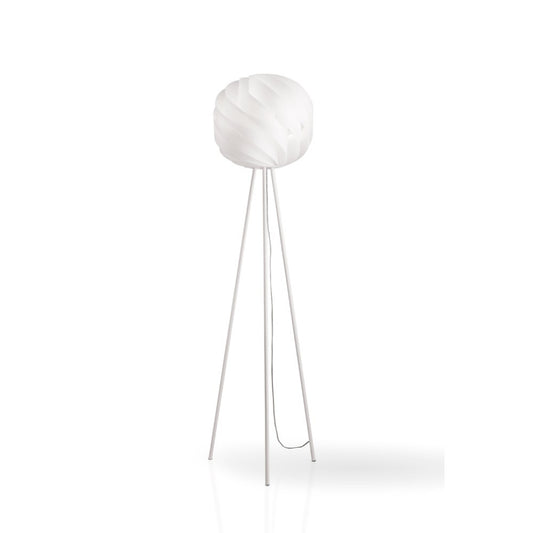Lampadaire trépied en métal blanc cm. 40 x 163 heures