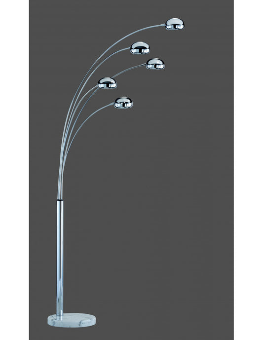 Lampadaire 5xE14 Five Fingers Chrome H205 cm Trio Lighting
