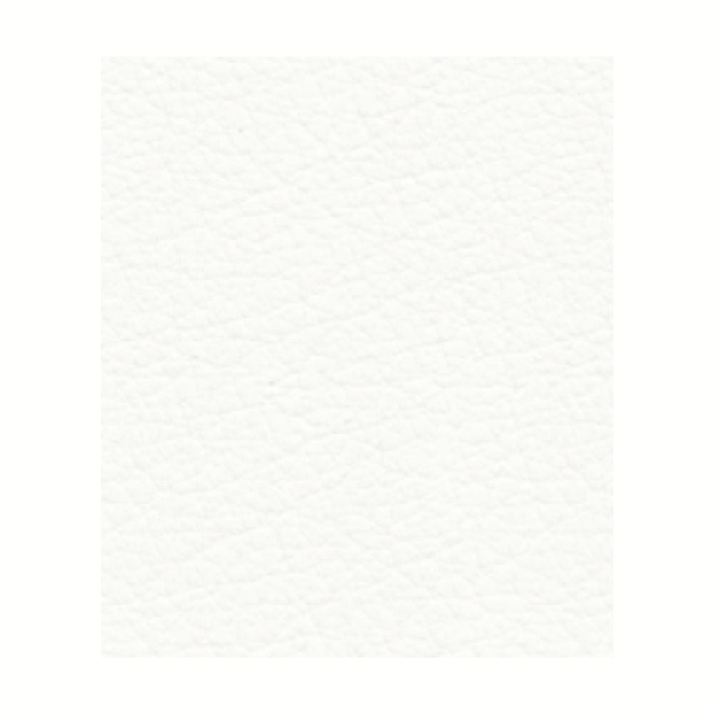 Lit double conteneur Ios en éco-cuir blanc