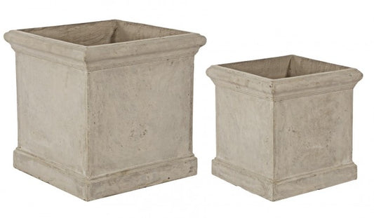 Set2 P.Cement Qu Vase Sable