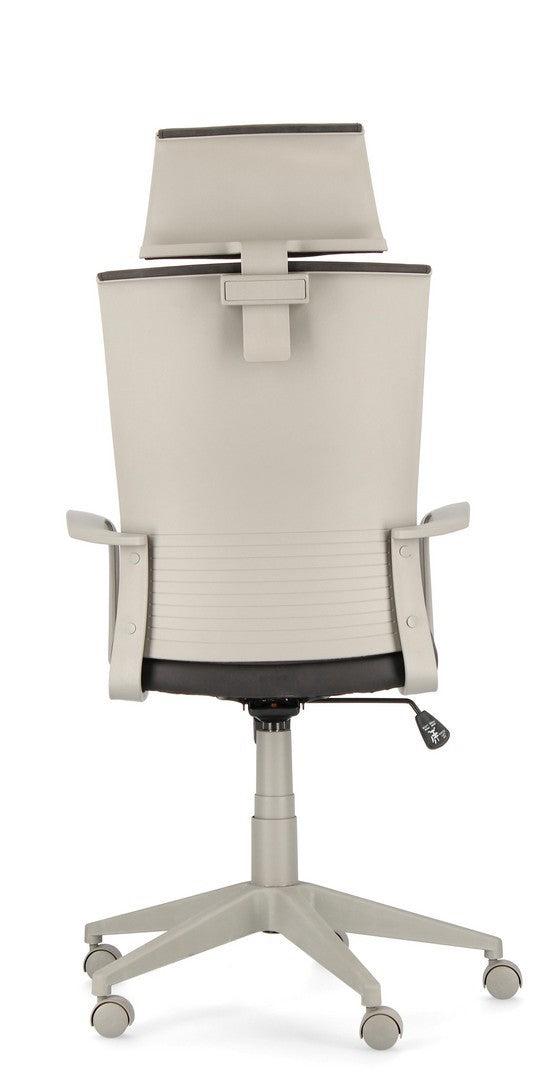 Fauteuil de bureau Gordon en tissu noir