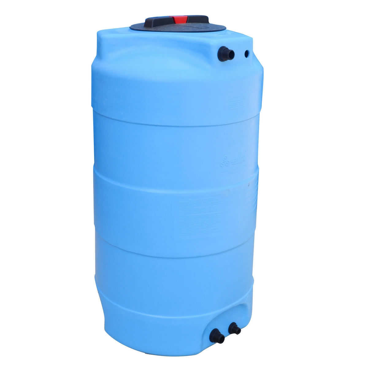 Réservoir en polyéthylène bleu 300 litres - 63x117 cm