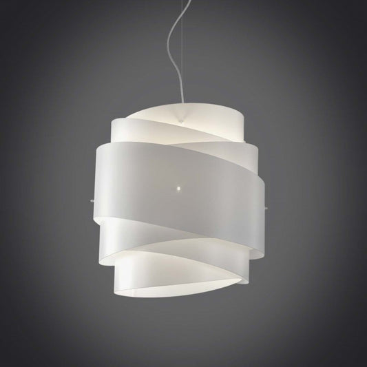 Lustre suspendu BEA une lumière Blanc diamètre 40x h39 cm