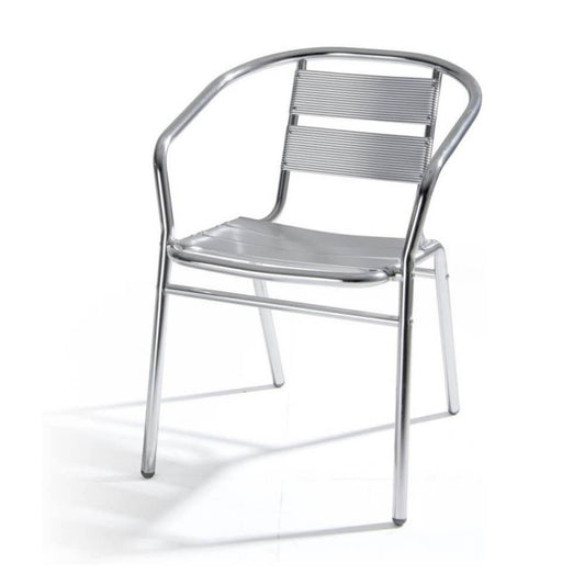 Chaise de bar de jardin extérieure en aluminium