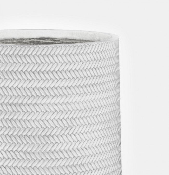 Set2 P.Tressage à grand vase blanc