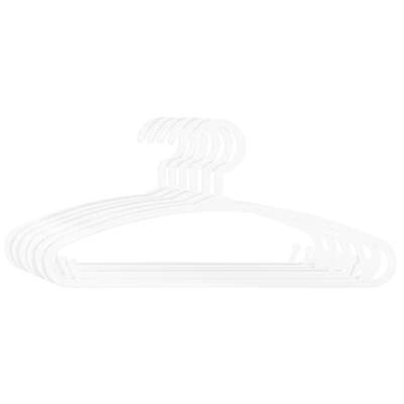 Lot de 6 cintres blancs
