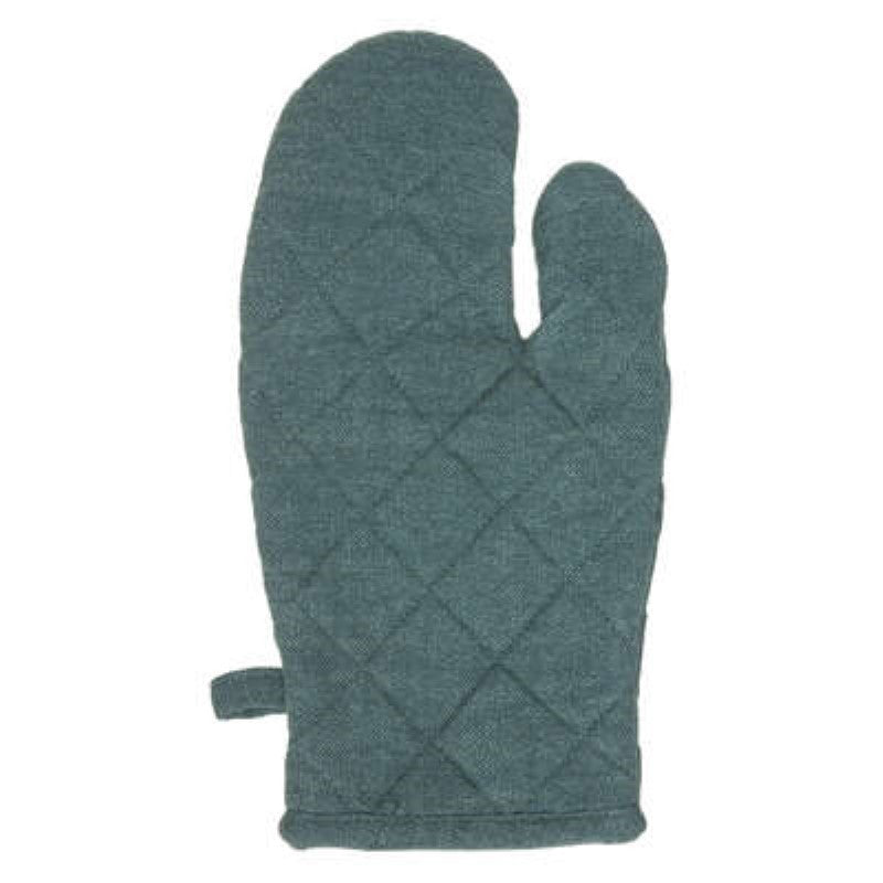 Gant et manique Wilde, couleur bleu canard