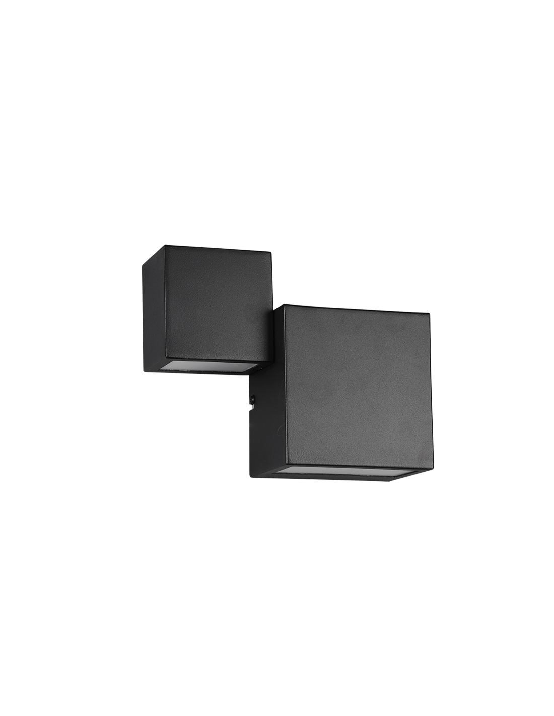 Applique Moderne Miguel Noir Double Émission LED Trio Lighting