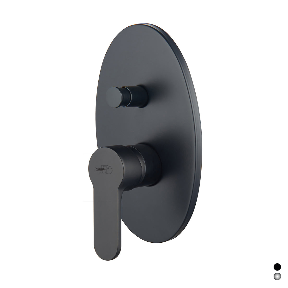 Mitigeur de douche à encastrer avec inverseur - Série Paco - Chrome