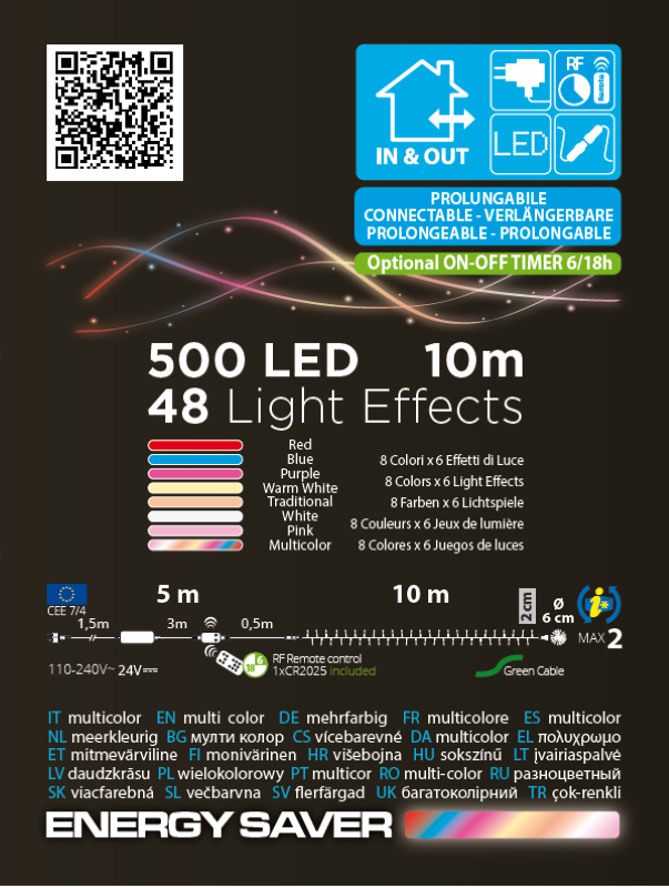 MiniCluster Wonder 500 LED 10m