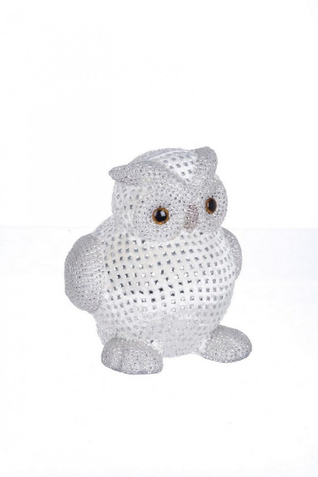 2x Chouette en cristal L