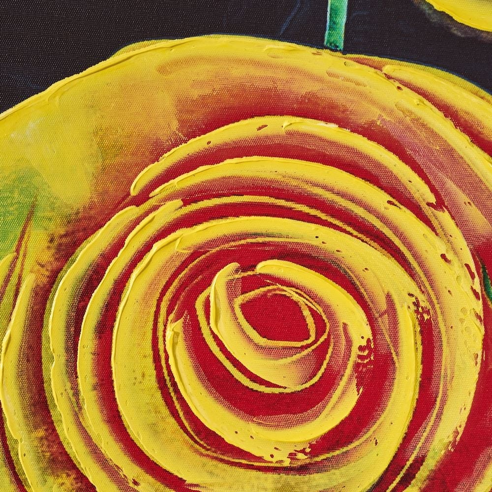 TABLEAU PHOTOPRESSÉ AVEC EFFET PEINTURE 55 X 3 X 100 CM