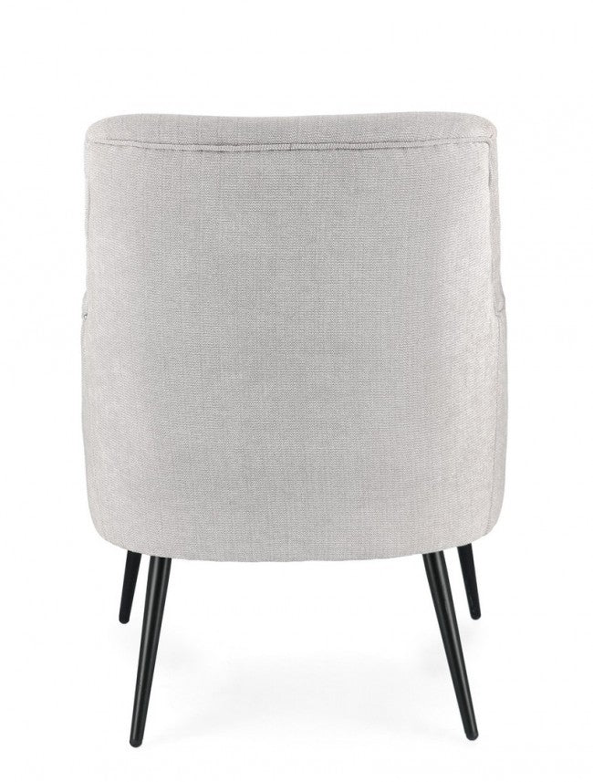 Fauteuil Ernestine Gris Clair