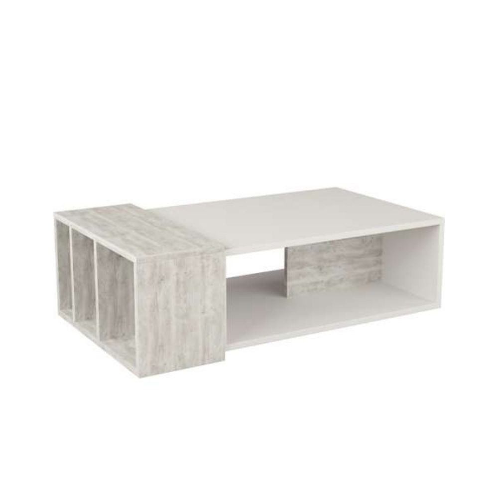 Table basse Anita vintage blanche