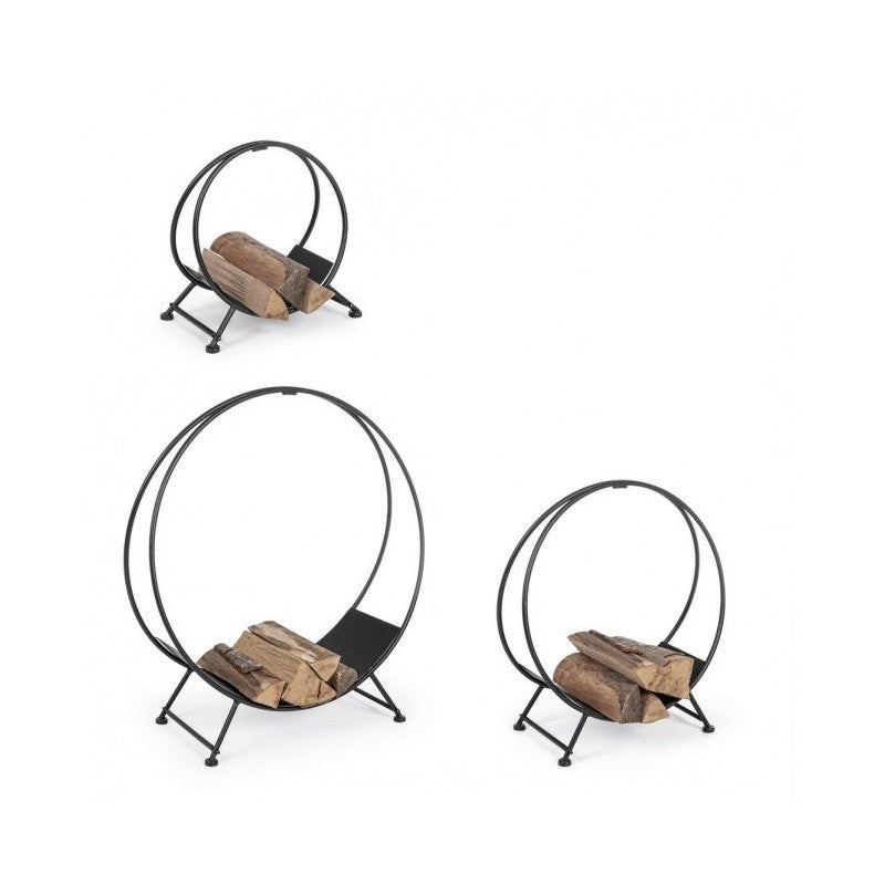 Lot de 3 supports à bois Efesto