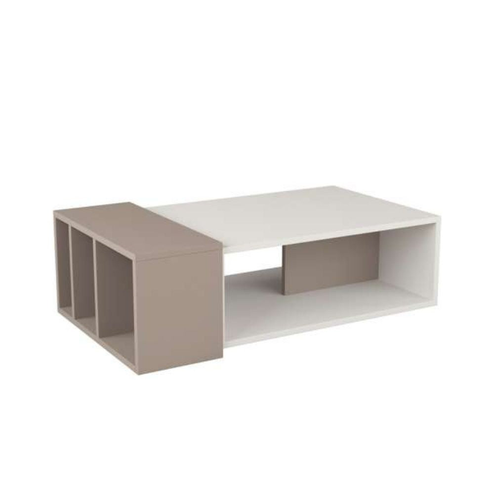 Table de salon gris tourterelle Anita