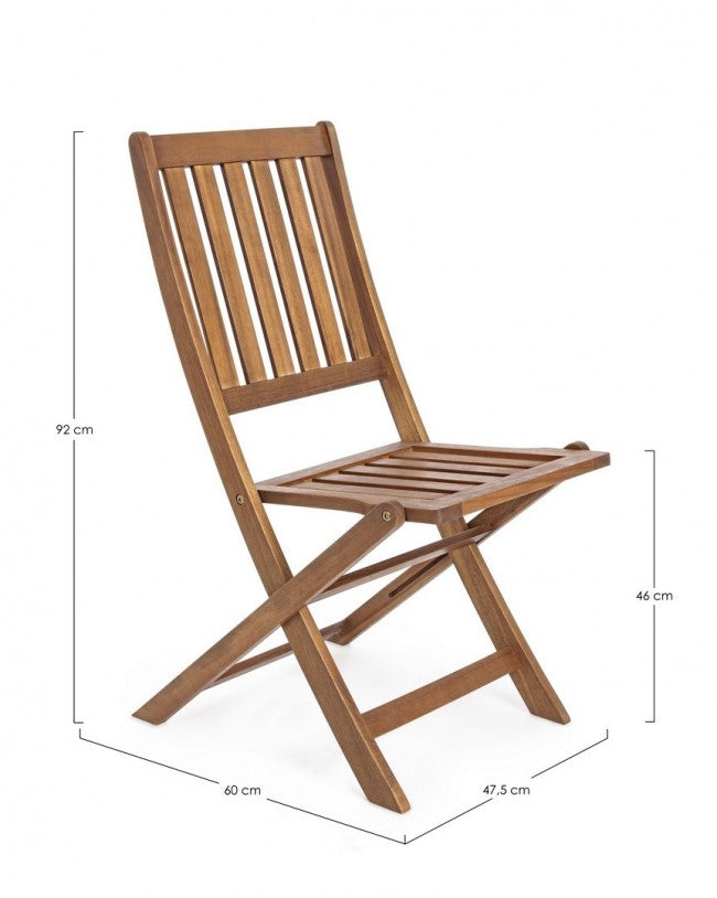 2X Chaise pliée Mali -