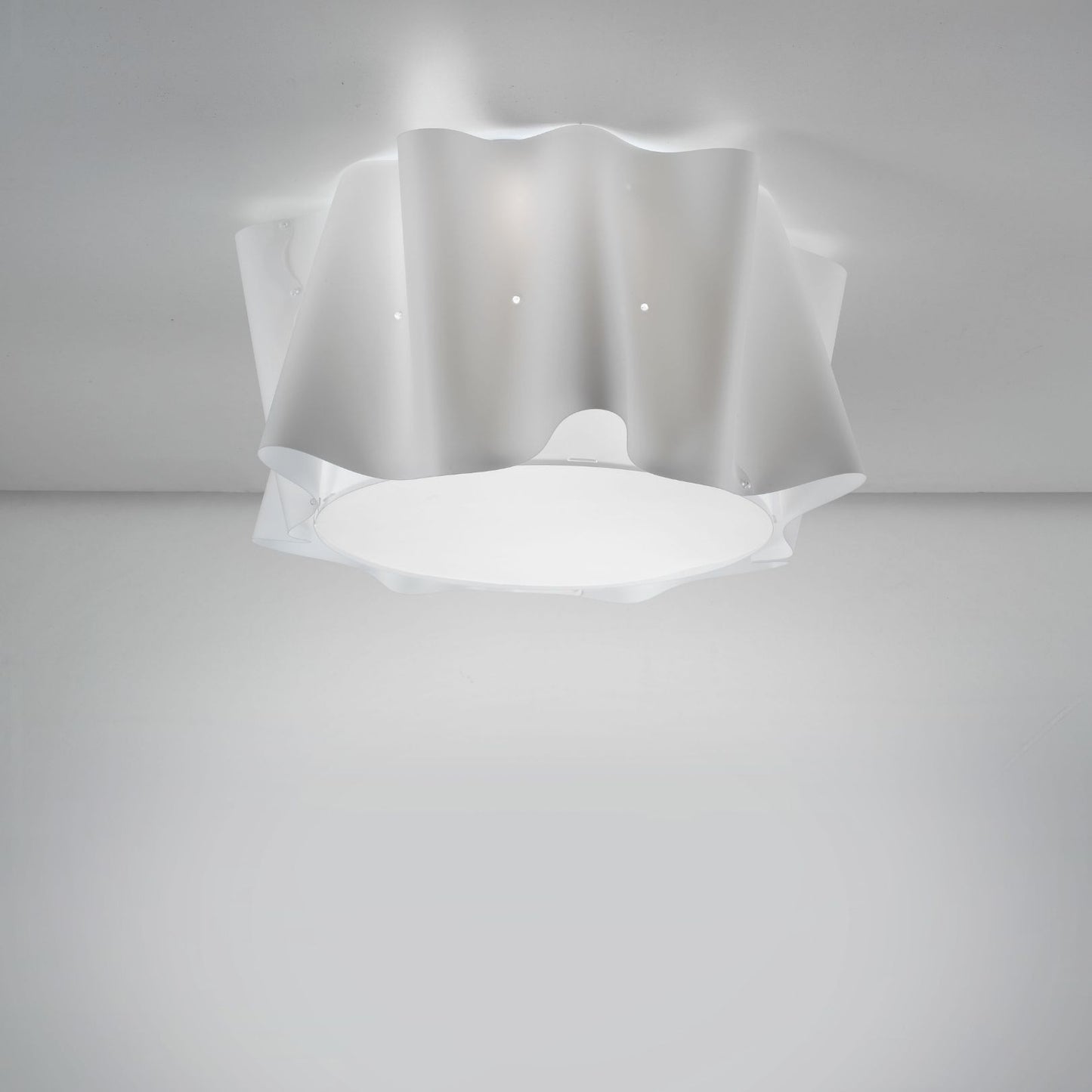 Plafonnier 3 lumières blanc cm. 60 x 32h
