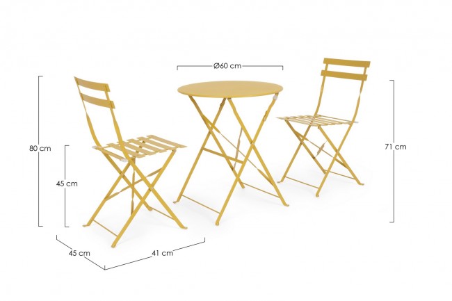 Set3 Bistrot Wissant Ocre
