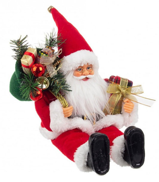 8x Père Noël assis traditionnel