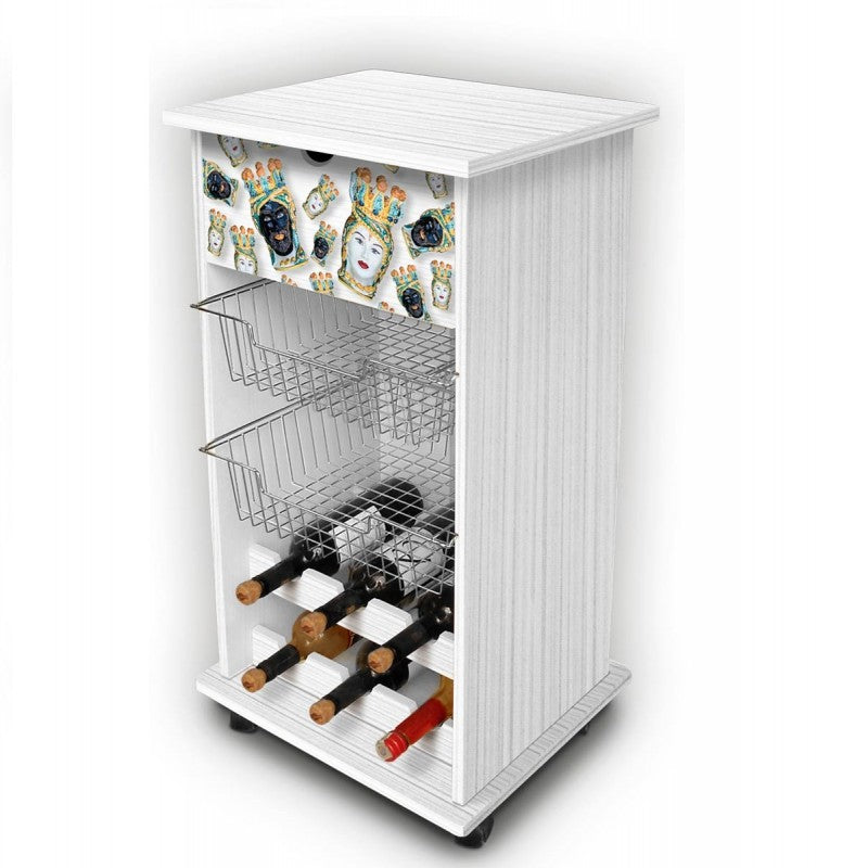 Chariot à fruits de cuisine Mori Siciliani 40x45x85h cm