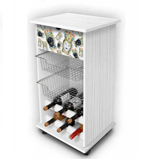 Chariot à fruits de cuisine Mori Siciliani 40x45x85h cm