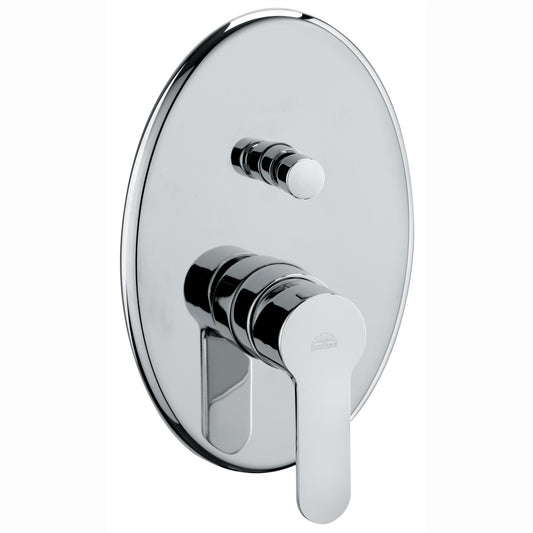 Mélangeur monoc. Douche encastrée avec inverseur ligne bleue