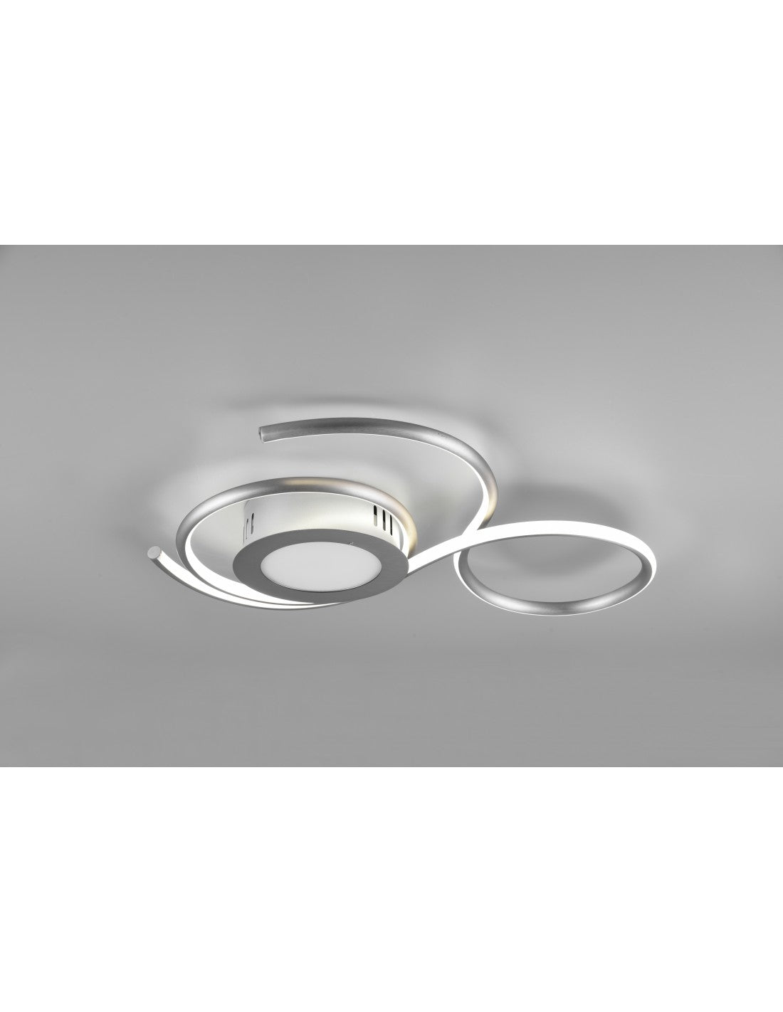 Plafonnier moderne à variateur LED pour salon Jive Nichel Trio Lighting
