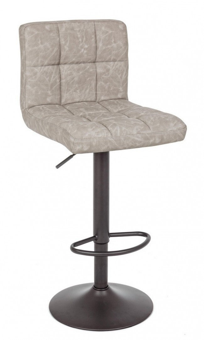 2x Tabouret de Bar Greyson Gris Clair Vint