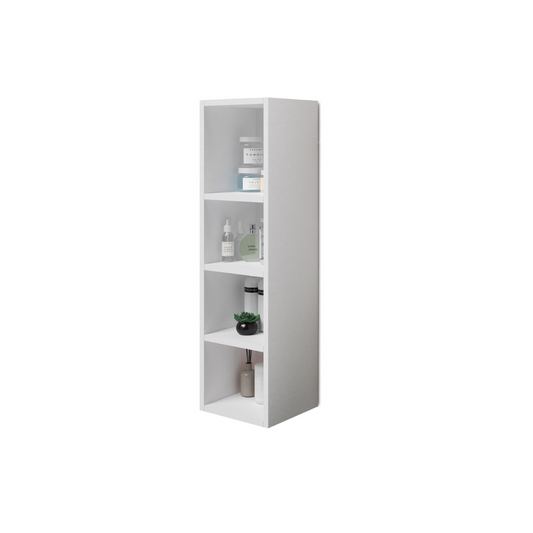 Élément mural ouvert polyvalent en Blanc H120x30x30cm