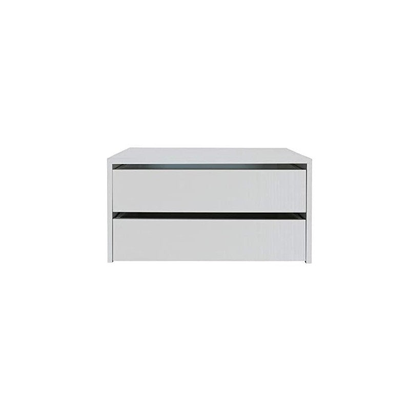 Commode en bois pour intérieur d'armoire, couleur blanc cm H.50xL.86,5xP.45