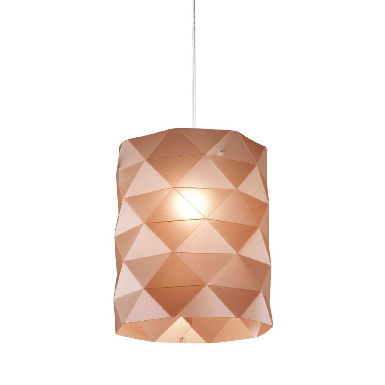 Suspension en cuivre en métal chromé Cm. 27x32h
