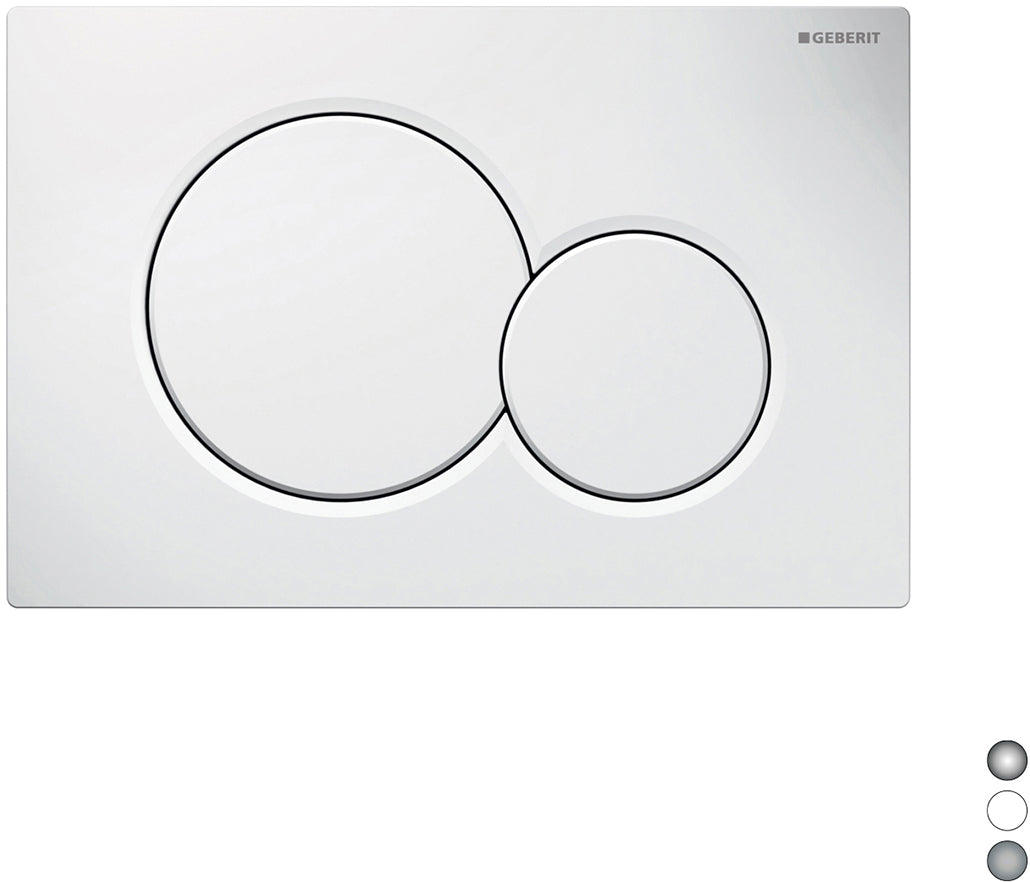 Plaque de commande noire pour Sigma01 Geberit