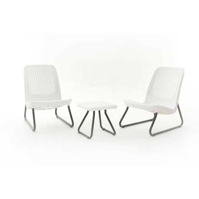Ensemble extérieur balcon bistro keter blanc maison meubles de jardin