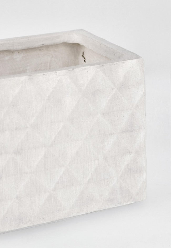 Set3 Vase Pyramide Rett Blanc