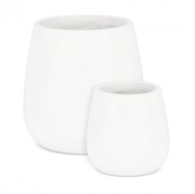 Set2 Vase blanc bombe P.Hoian