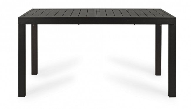 Table d'extérieur extensible en aluminium Anthracite 140-210x77x h75 cm