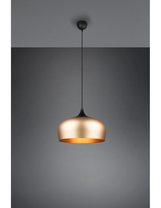 Grande Suspension Abat-jour Cuisine Laiton Chiron Trio Lighting