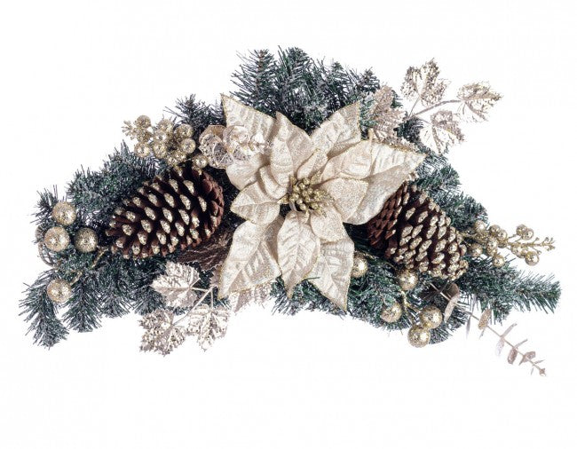 4x Overdoor Dorette Poinsettia Champagne