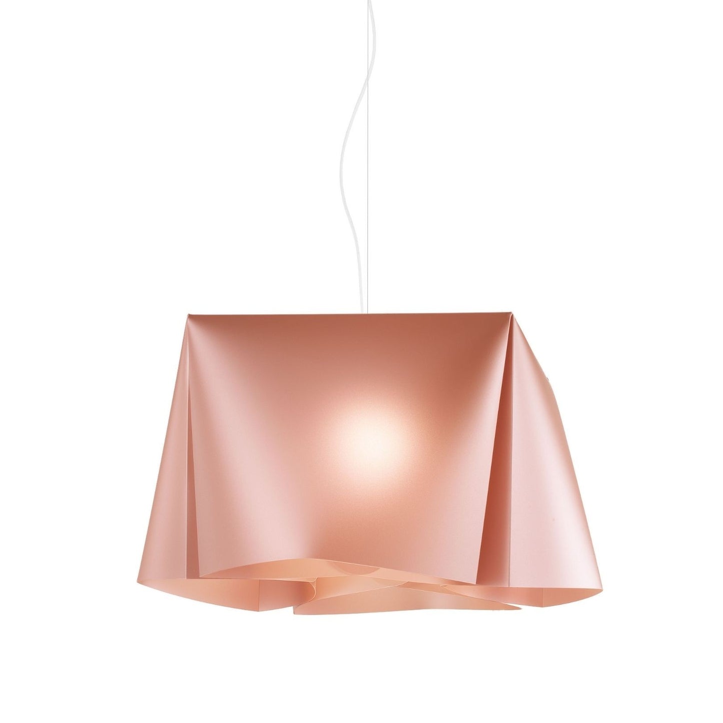 Suspension en cuivre en métal chromé Cm. 45x21h