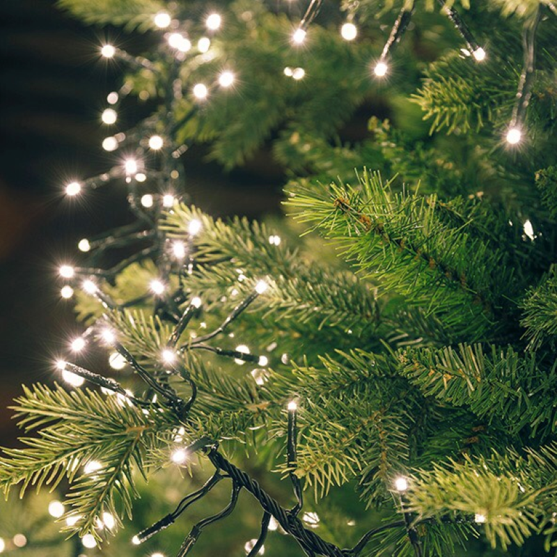 Chaîne LED blanc chaud 1100 MiniLED 11,5m