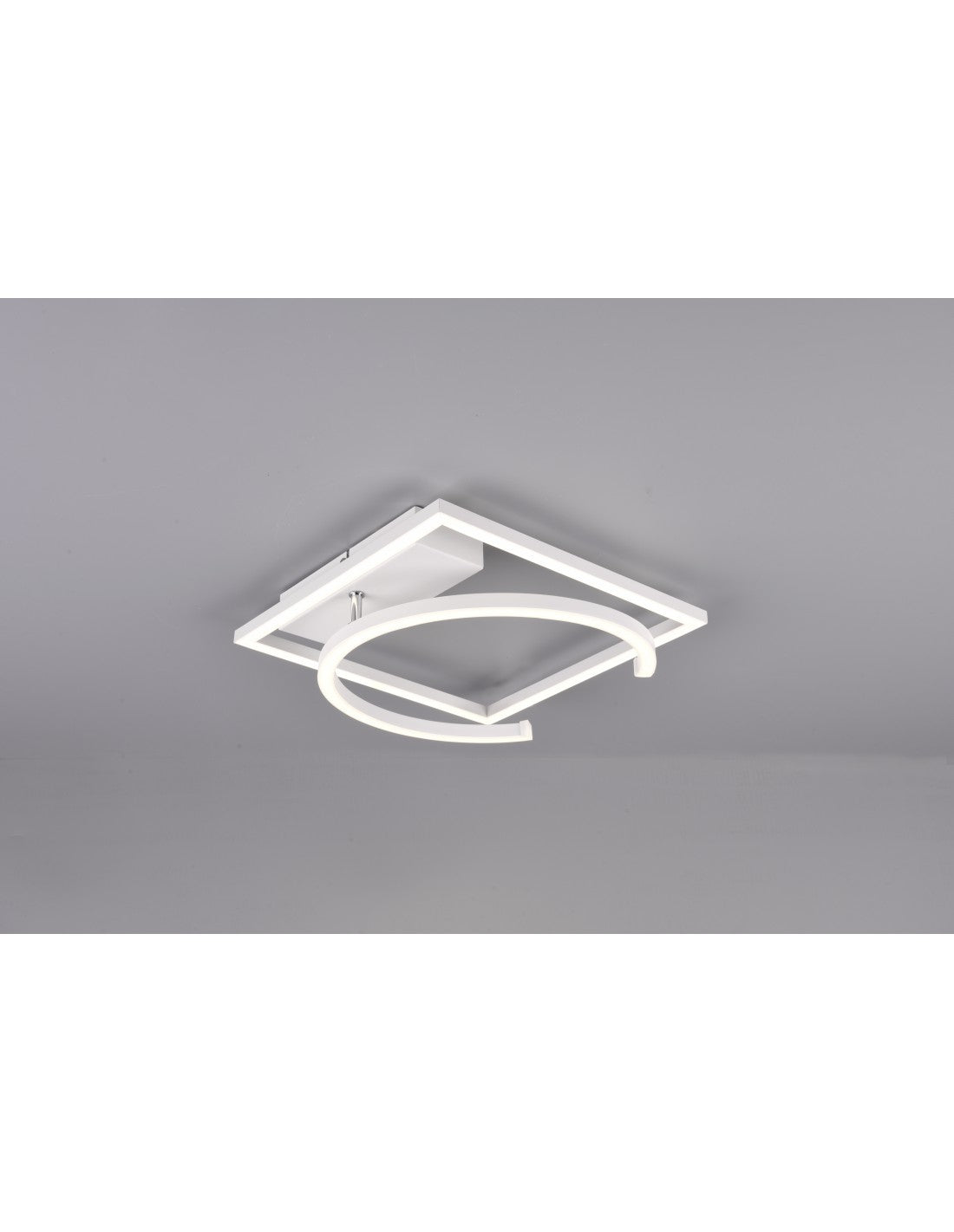Plafonnier LED Pivot 23,5w Blanc L42 cm Gradable Trio Lighting