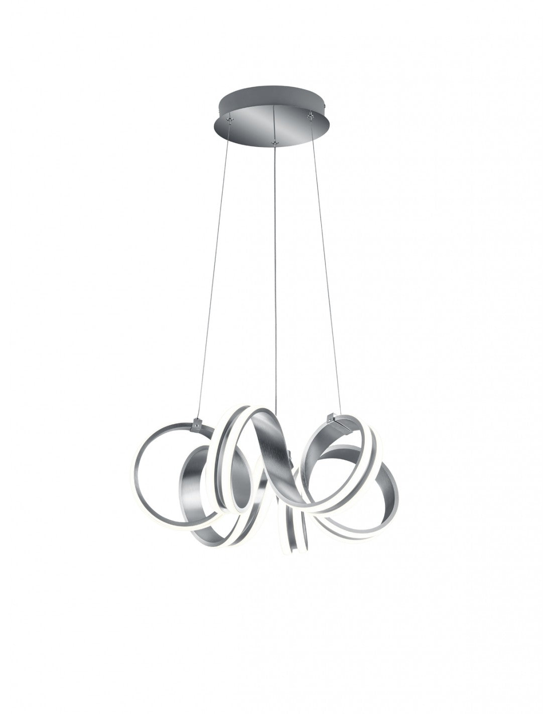 Suspension Moderne Carrera Nastro Led Trio Éclairage En Aluminium