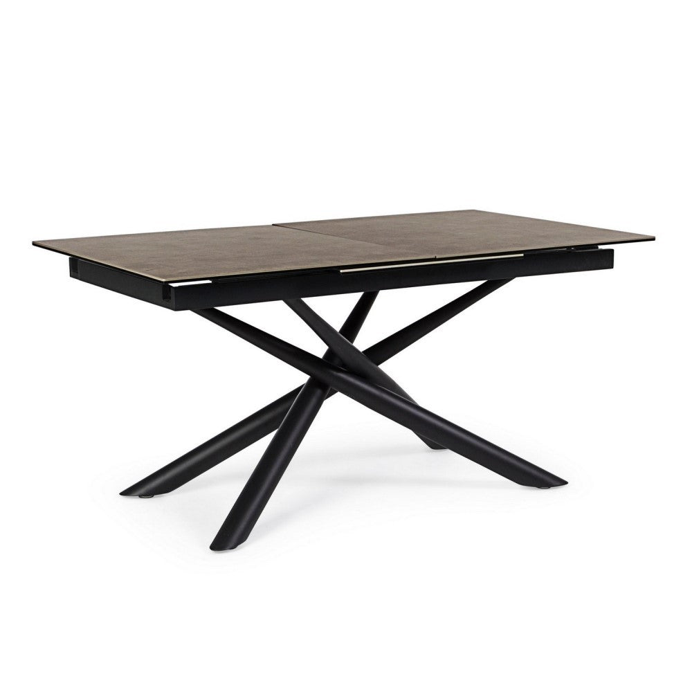 Table extensible Seyfert avec plateau en céramique 160-220x90 cm
