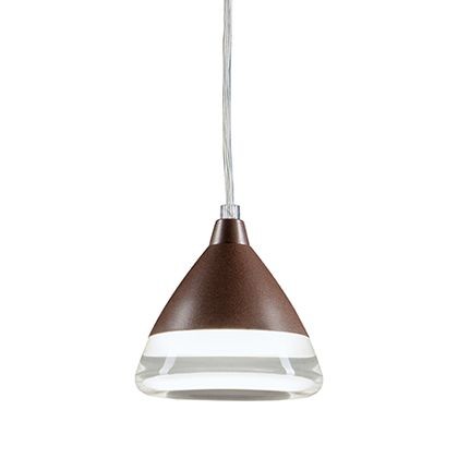 Suspension LED 20W 4000K ligne graal corten