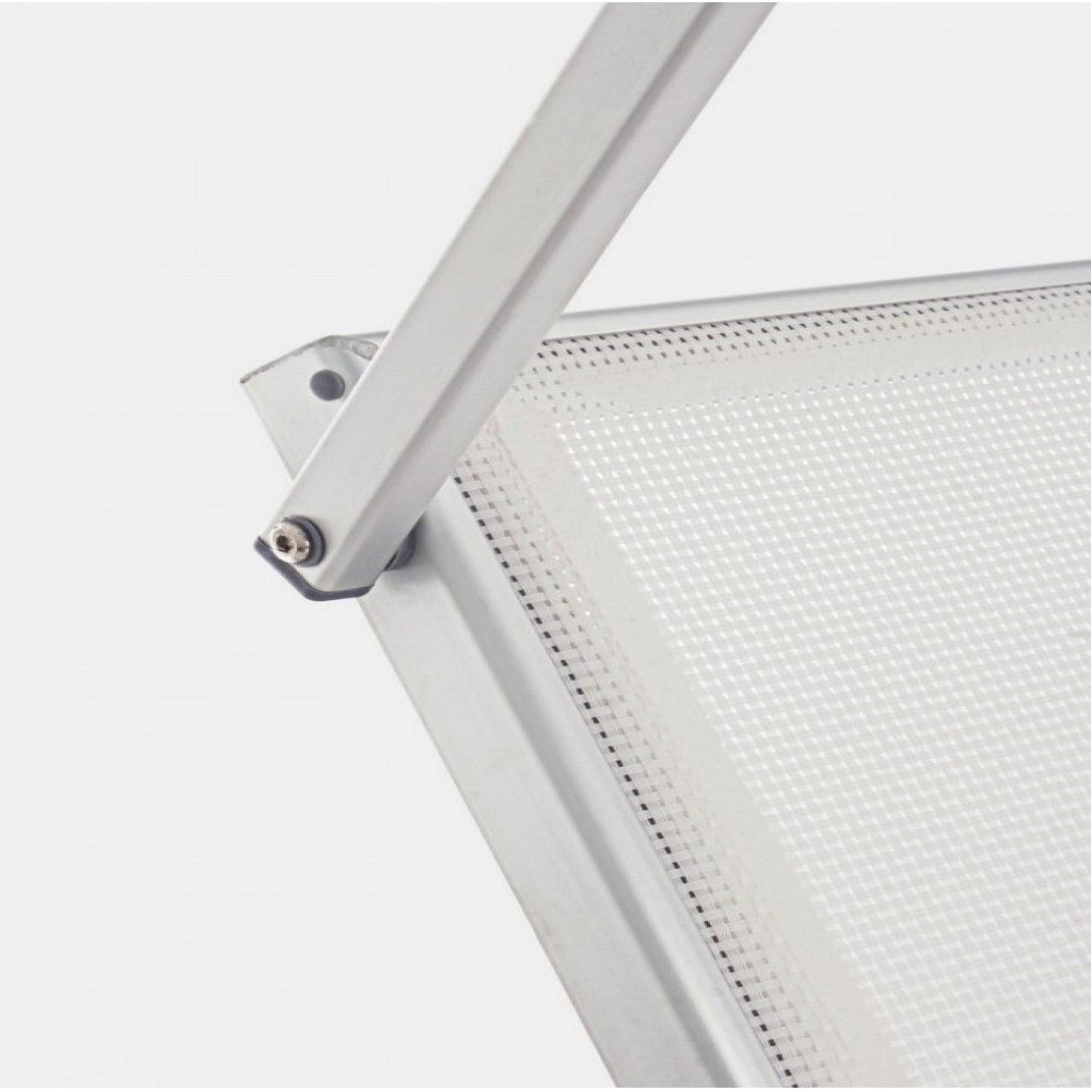 Bain de soleil Cross avec roues en aluminium blanc