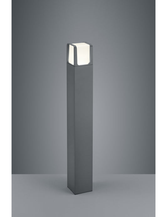 Poteau extérieur LED Ebro IP54 Anthracite H80 cm Trio Lighting