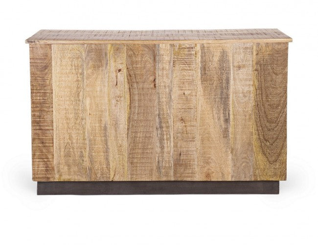 Buffet Tudor 2 portes 7 tiroirs 125x37x80h cm 