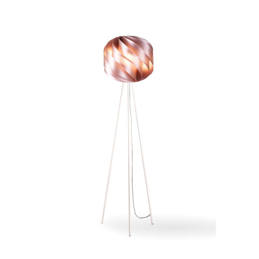 Lampadaire trépied en métal rose en métal cm. 40 x 163 heures